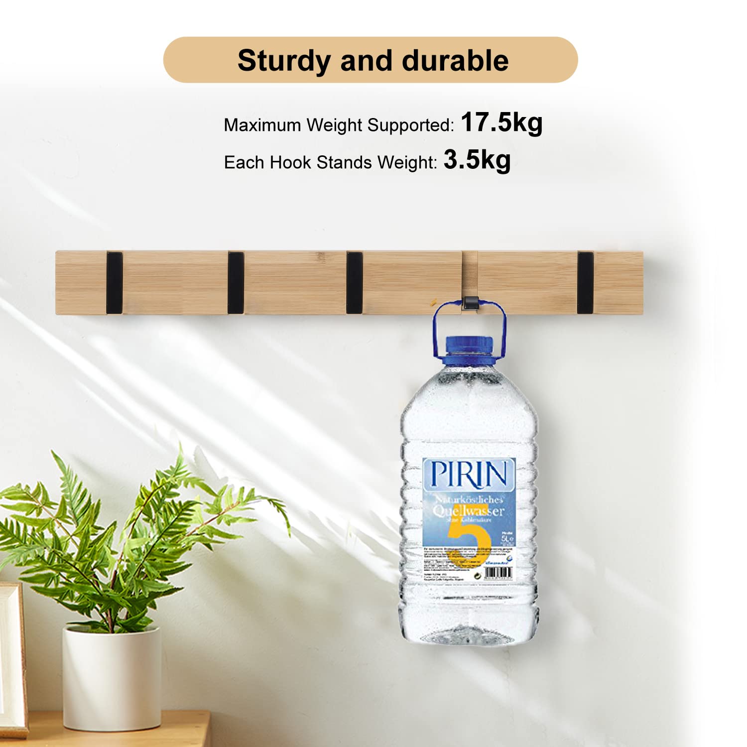 WIN: hippe houten kapstok van gerecyclede pallets (€60