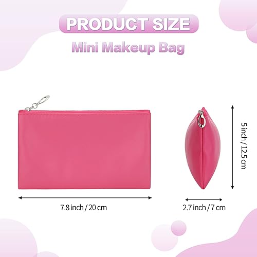 Miniatura 2 de HAOGUAGUA Bolsa de maquillaje de viaje de 6 piezas, bolsa organizadora de cosméticos impermeable con cremallera, pequeña bolsa con cremallera para