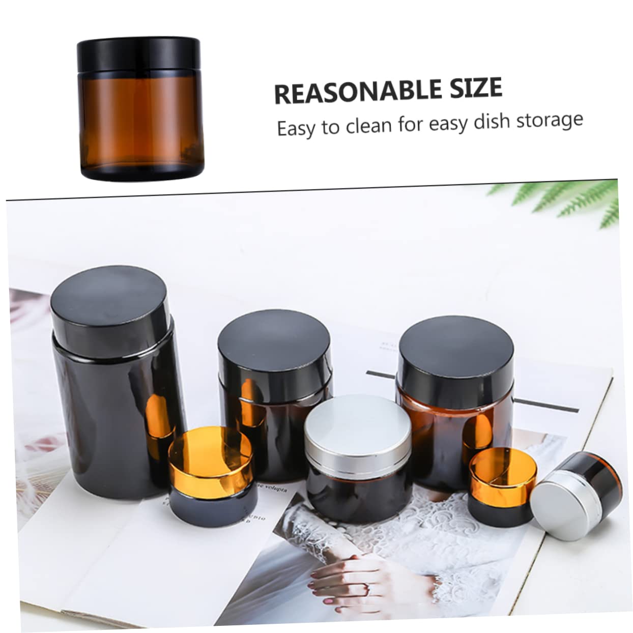BESTYASH 15piezas Botellas de Cosméticos Vacías de Caja de Muestra Rellenable Prueba de Fugas para Botellas de Viaje y Cosméticos Faciales