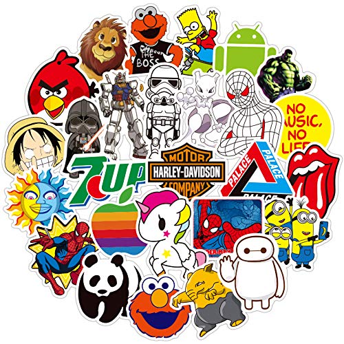 image for SIX FOXES Street Fashion Sticker Decals, Laptop Vinyl Cool Stickers fo