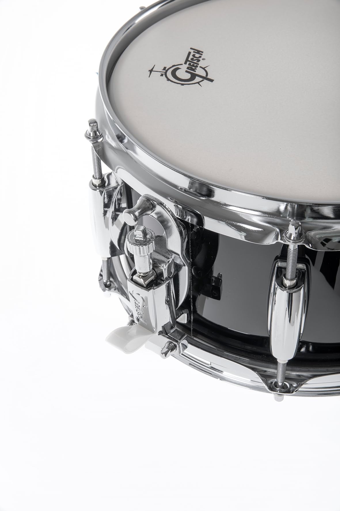 Gretsch SD Snare Drum, Full Range, Black Hawk Mighty Mini, schwarz, chrome Hardware, 10 x 5,5", BH-5510-BK