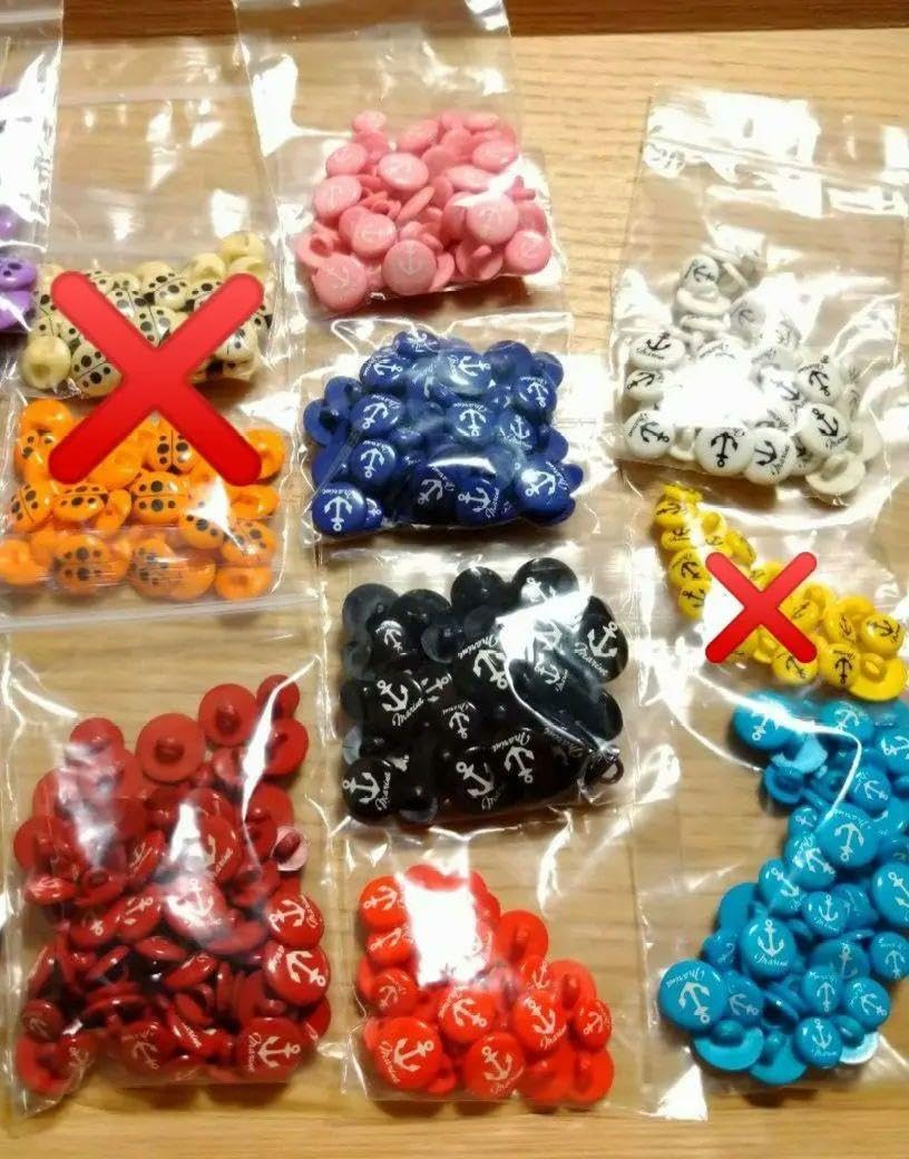 Amazon.co.jp: #167 昭和レトロ ボタン レトロポップ 飾りボタンまとめ 