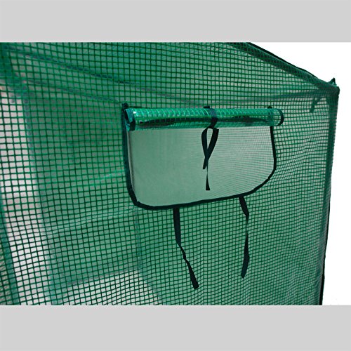 Foto von DEMA Gewächshaus Foliengewächshaus XXL 200x80x170 cm Tomatenhaus für Tomaten, Gemüse & Kräuter im Garten