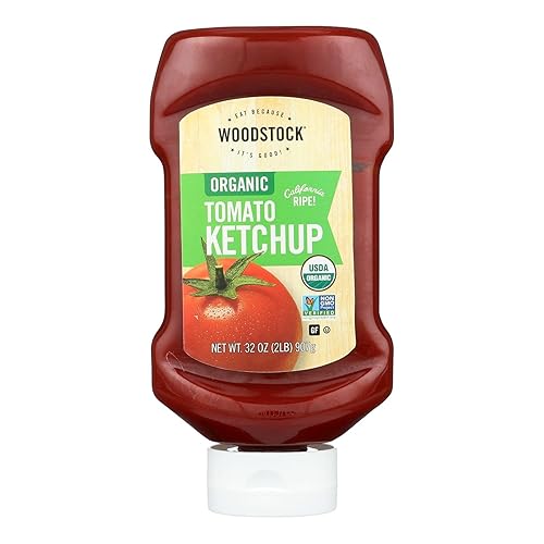 Woodstock Farms - Ketchup de tomate orgánico - 32 oz.