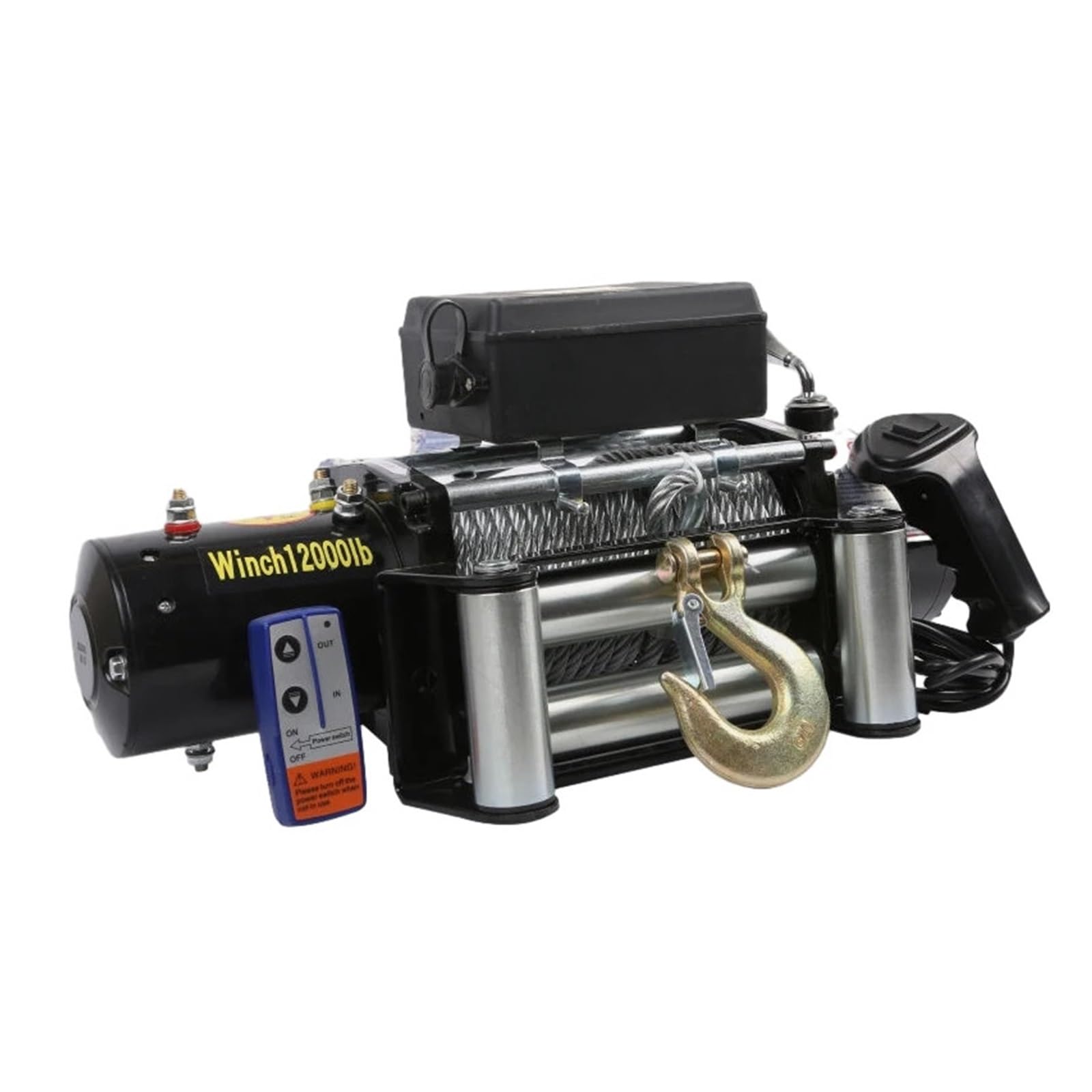 Car Electric Winch 12v Capstan 12000lbs High Speed