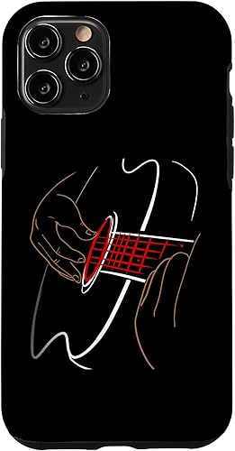 Vista 70 de Funda para iPhone 11 para guitarra acústica, música, músico, amante de la guitarra