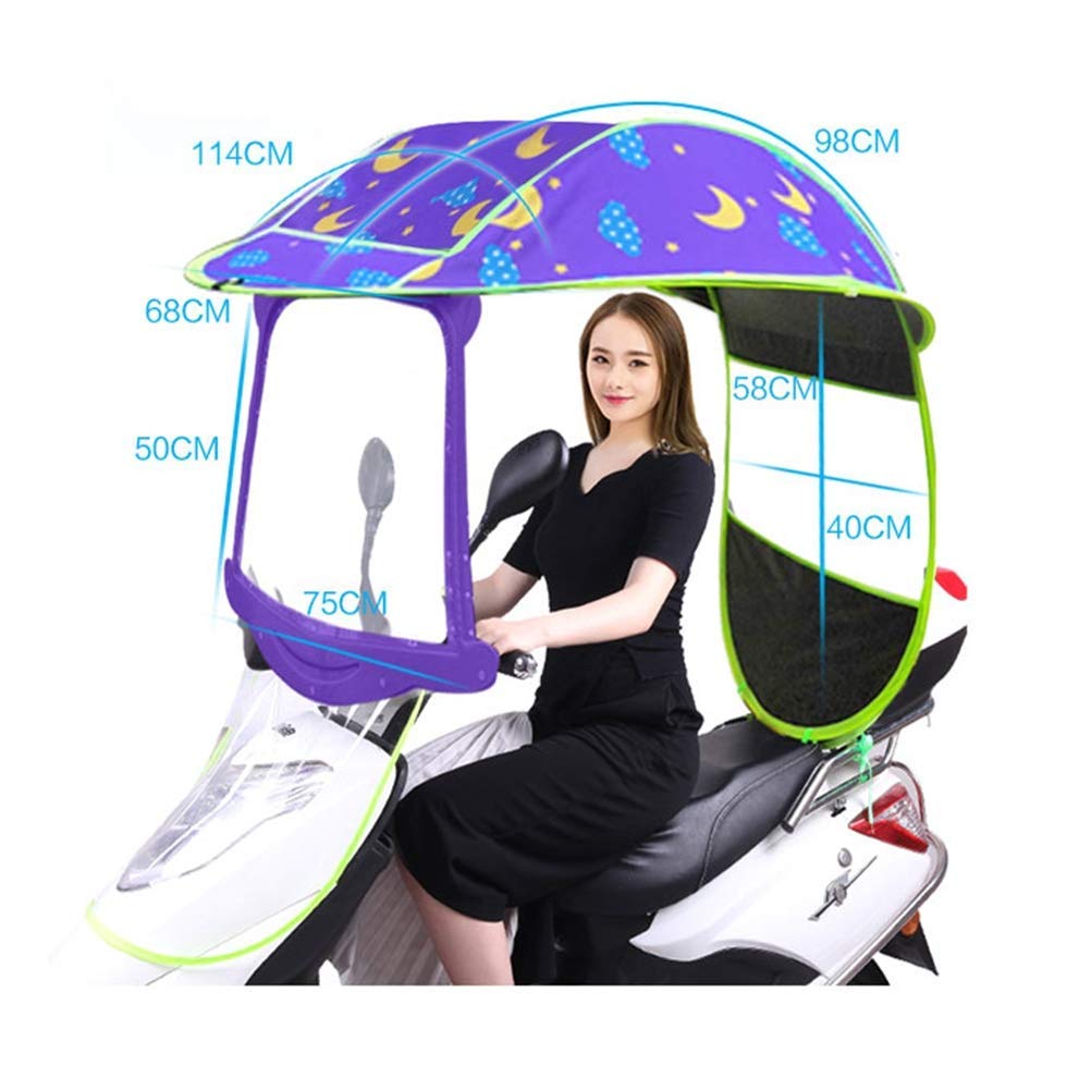 Motocykl osłona przeciwsłoneczna, niebieski samochód elektryczny baldachim parasol akumulator samochodowy parasol motocykl baldachim parasol słoneczny baldachim parasol, niebieski, BB