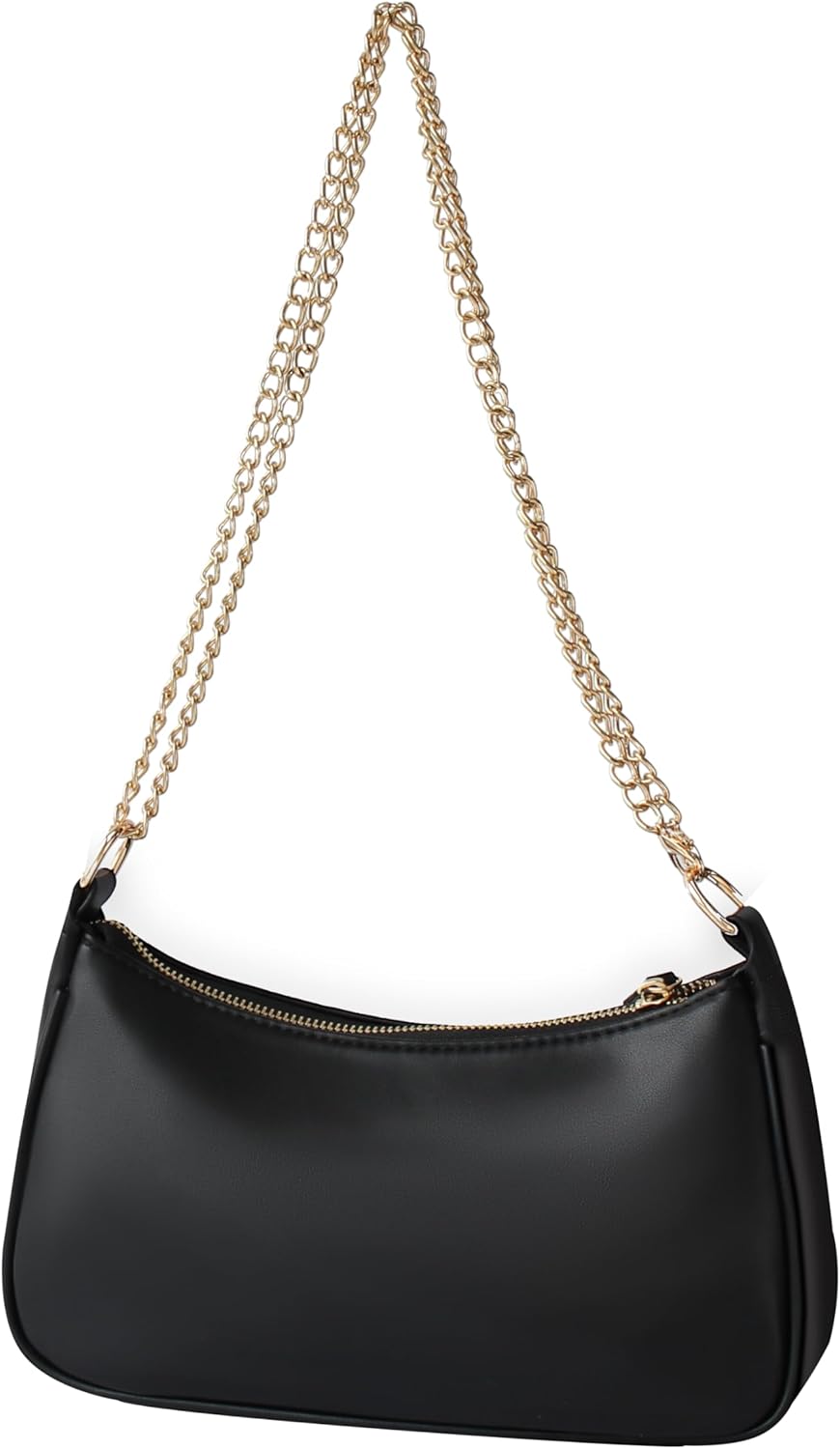 Shoulder Bag for Women, Small Black Purse Handbag, Little Cute PU Leather Mini Purse Hand Bag - Image 7