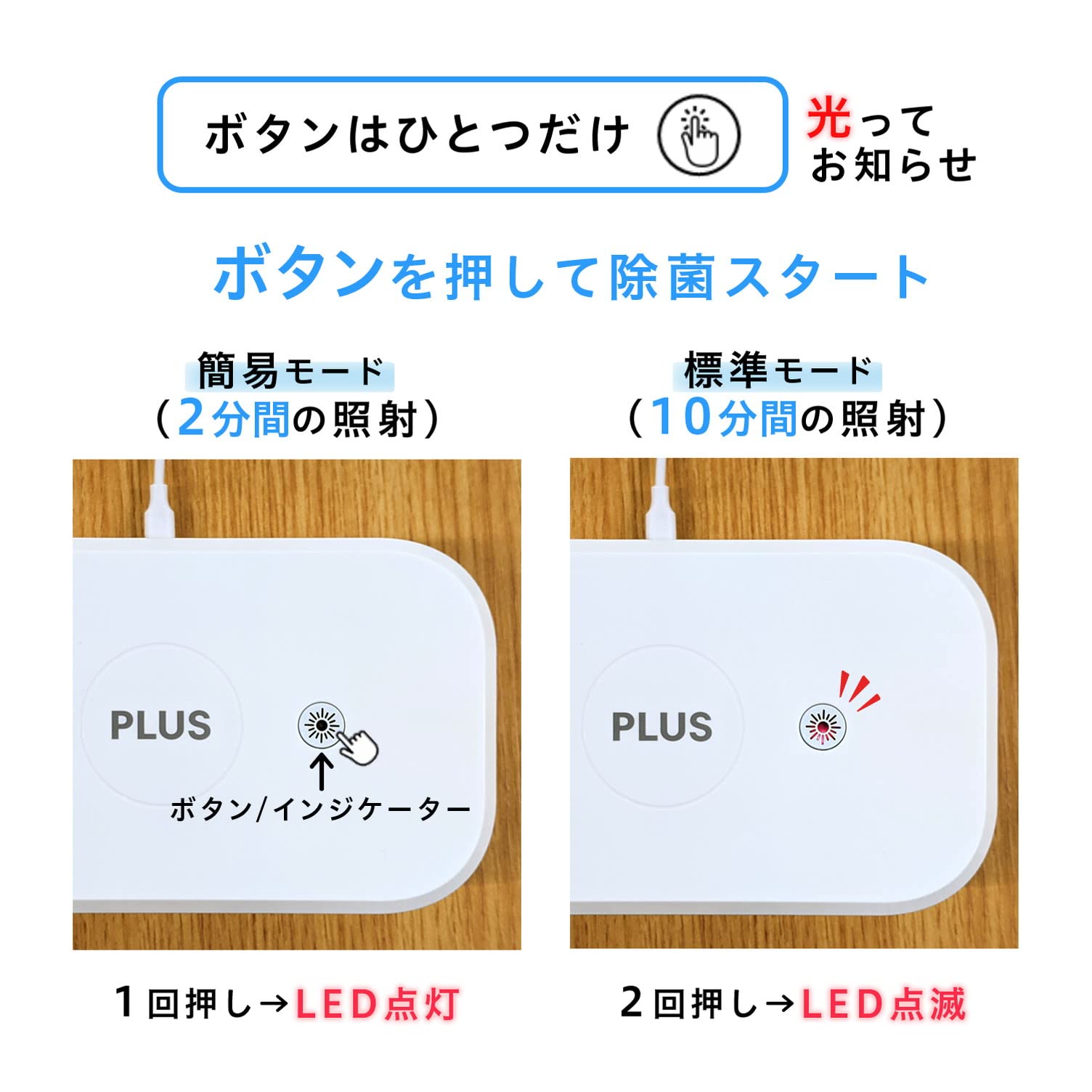 Amazon.co.jp: プラス 除菌ケース UV除菌ケース ホワイト USC-101WH