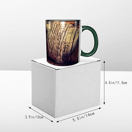 Miniatura 5 de Vintage Compass Ancient World Map Coffee Mug Coffee Cups Ceramic with Handle,Tea Cups Mug tazas para cafe Drinking Cups Gifts for Women Men,Unique