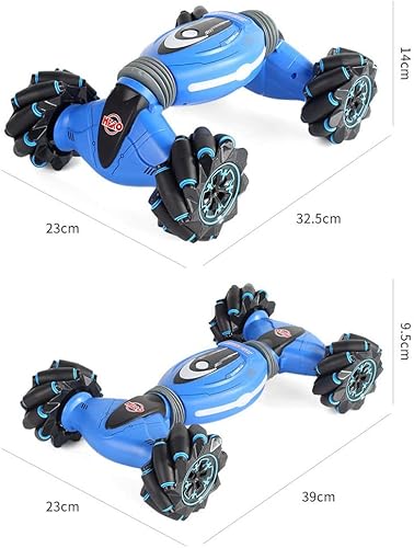 Miniatura 7 de SSBHDM Camión RC de escalada de doble cara 4WD, buggy de giro de inducción de gestos, vehículo RC eléctrico todoterreno de 2.4G, iluminación y
