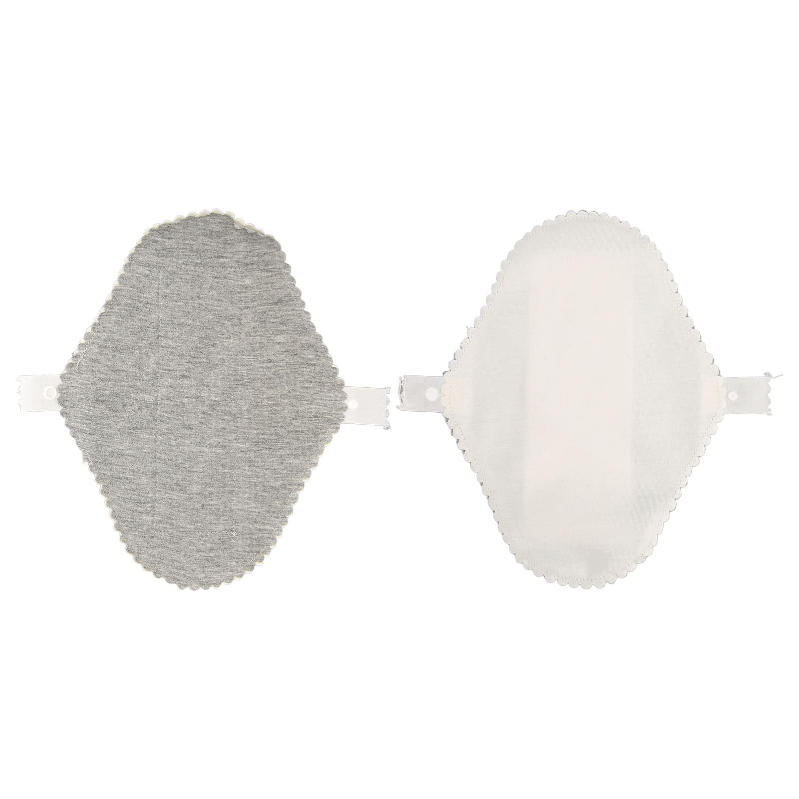 Pongnas 4 Protectores de Bragas de Tela, Absorción de Agua de Grafeno, Compresas Sanitarias Reutilizables, Lavables, Transpirables, a Prueba de Fugas, con Capa Intermedia de Algodón (M)