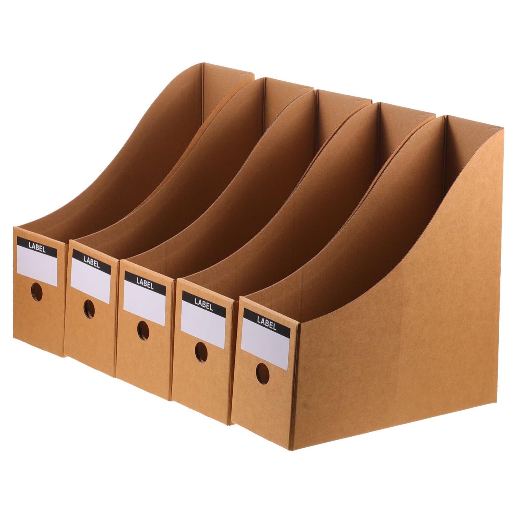 HAPINARY Desk Page Holder 5pcs Office File Organizer Desktop File Rack Document Organizer Space-Saving for Home Office School