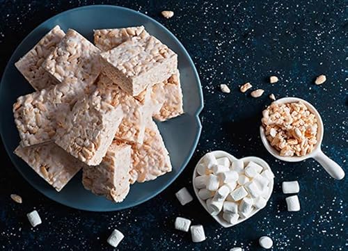 Sarah's Candy Factory Variety Dehydrated Marshmallow Bits, Vanilla Marshmallows In Jar, (Vanilla-Vanilla) 2 Pack #TOP5