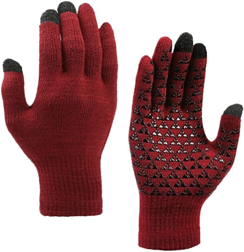 Winter Warm Knitted Gloves Mobile PhoneKnitted Adult Mittens For Men Women