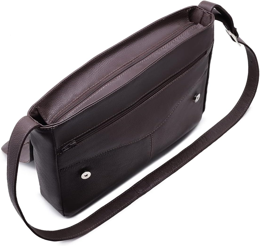 BOLSA PASTA MALETA 100% COURO PARA NOTEBOOK 15,6 POLEGADAS (CAFÉ)