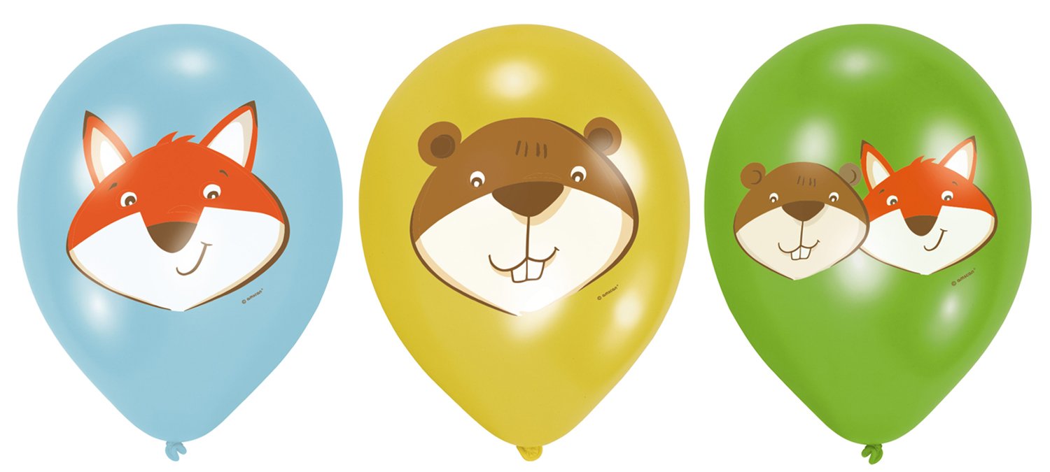 Amscan 6er Pack Luftballons Mehrfarbig – 30 Cm Durchmesser, Für Partys & Feiern
