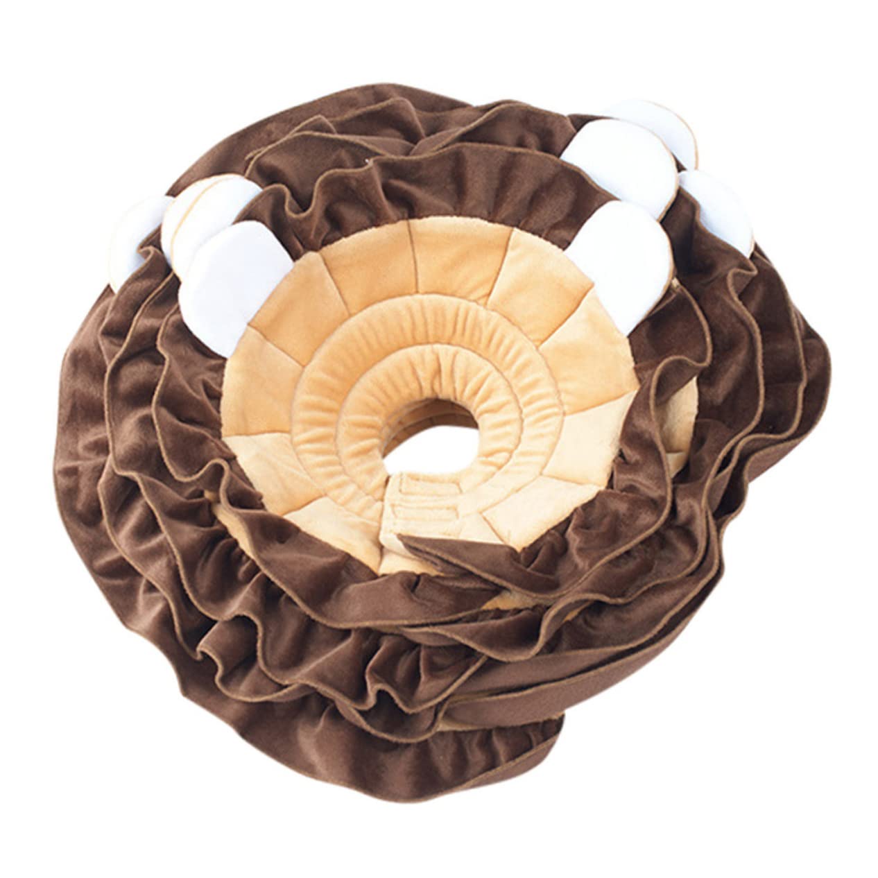 BESPORTBLE 2 Pz Collana Elisabettiana Cane Collana a Catena Collane Collare per Animali Domestici in Filber Collare Elisabettiano per Animali Domestici Collare per Cani