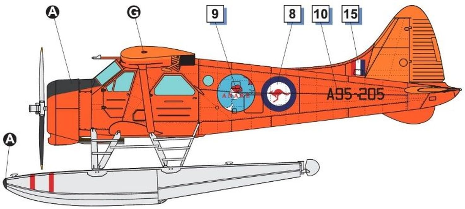 Amazon | ドラウイングス 1/48 南極観測船 宗谷 搭載機 DHC-2 昭和号