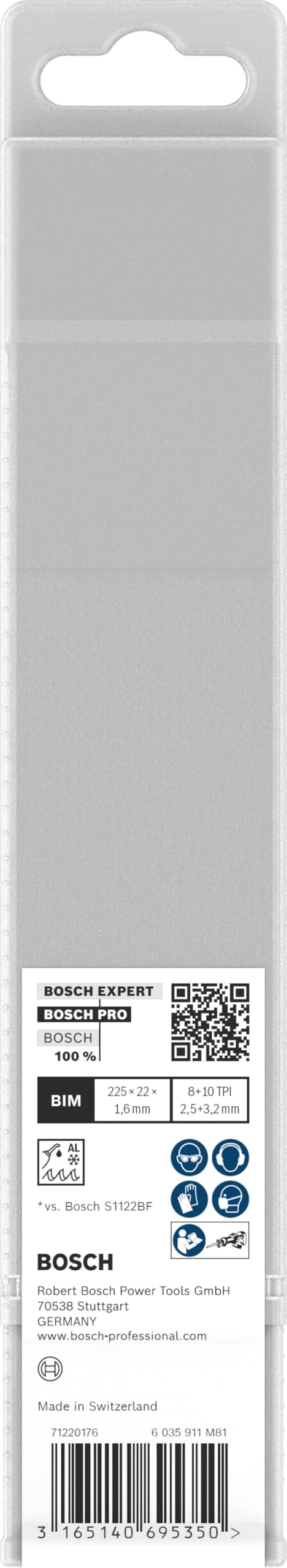 Bosch 2 608 657 932 - Hoja de sierra sable S 1130 CF - Endurance for Heavy Metal (pack de 25)