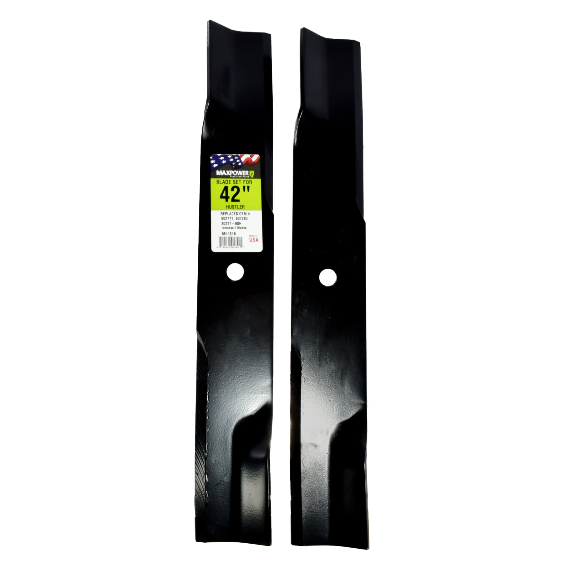 Amazon.com : MaxPower 561131B 2 Blade Set for Many 42 in