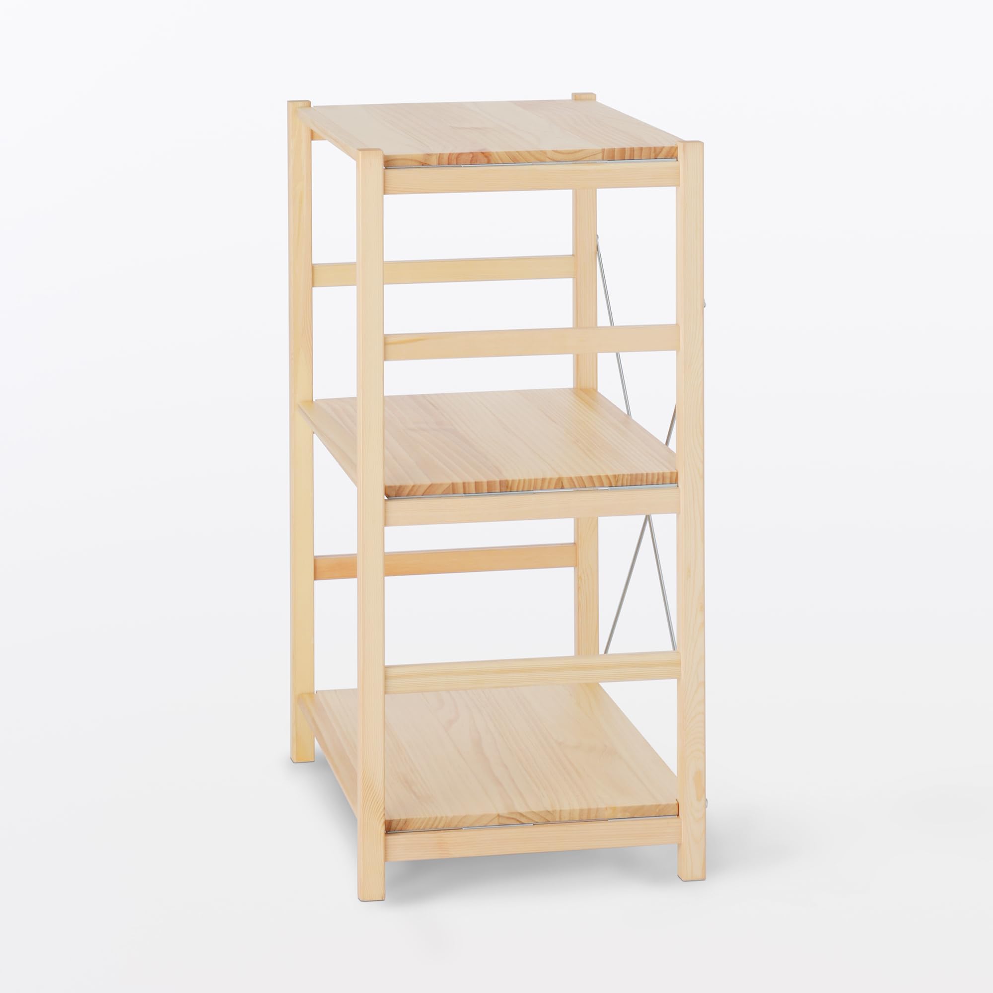 Amazon.com: MUJI 61182247 Pine Wood Shelf Unit, Small, (W x D x H