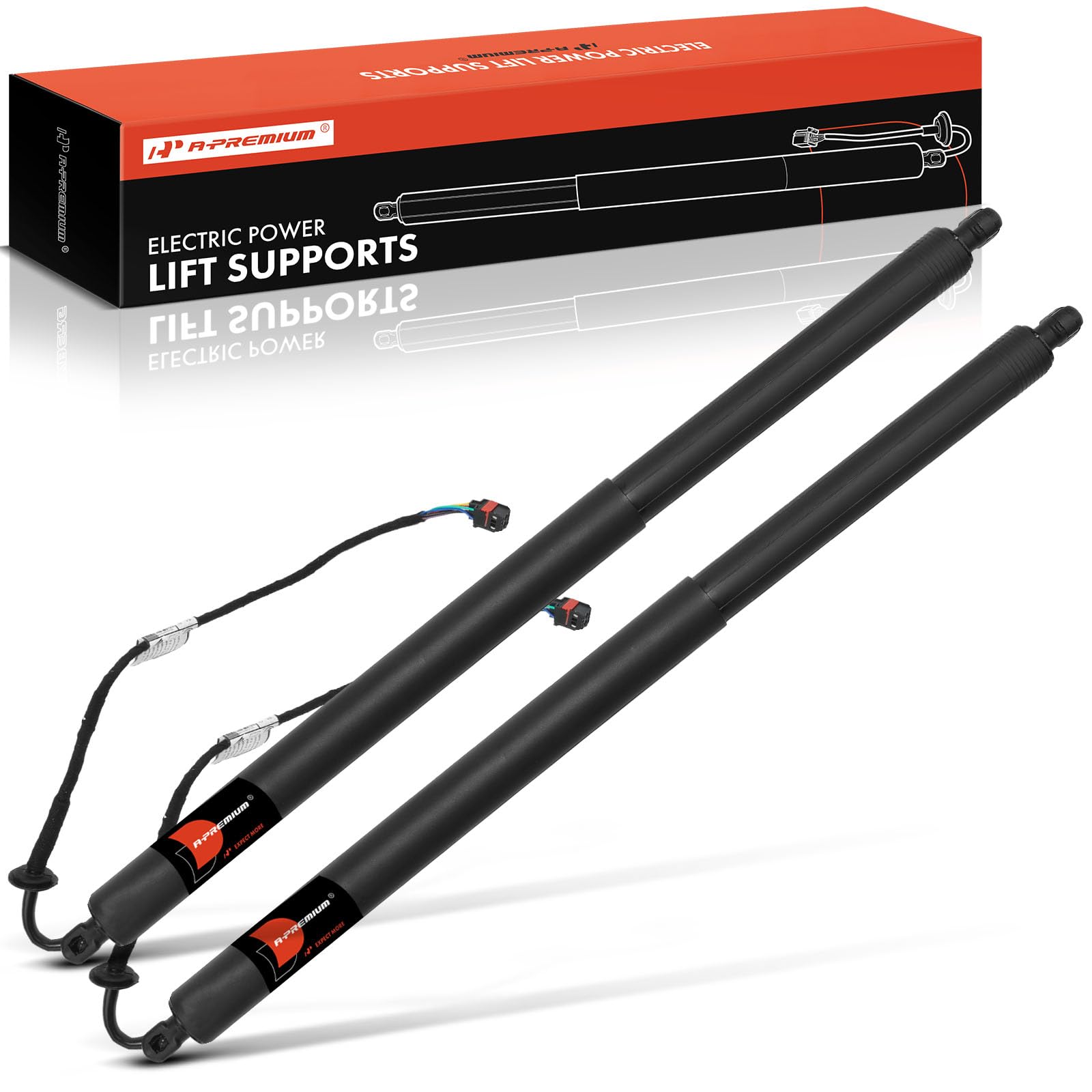 A-Premium Rear Left and Right Power Hatch Lift Support Shock Strut Compatible with Infiniti QX50 2019 2020, 2-PC Set, Replace# 905605NN0A