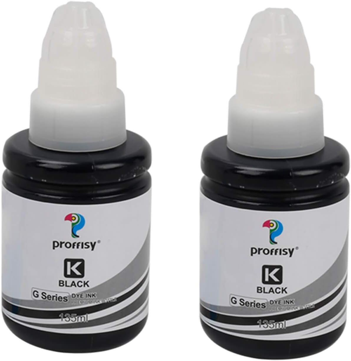 proffisy G Series GI 790 Ink Refill Compatible with Canon PIXMA G3010, G2010, G3000, G3000, G2000, G1010, G4010 (Black - 2pcs)