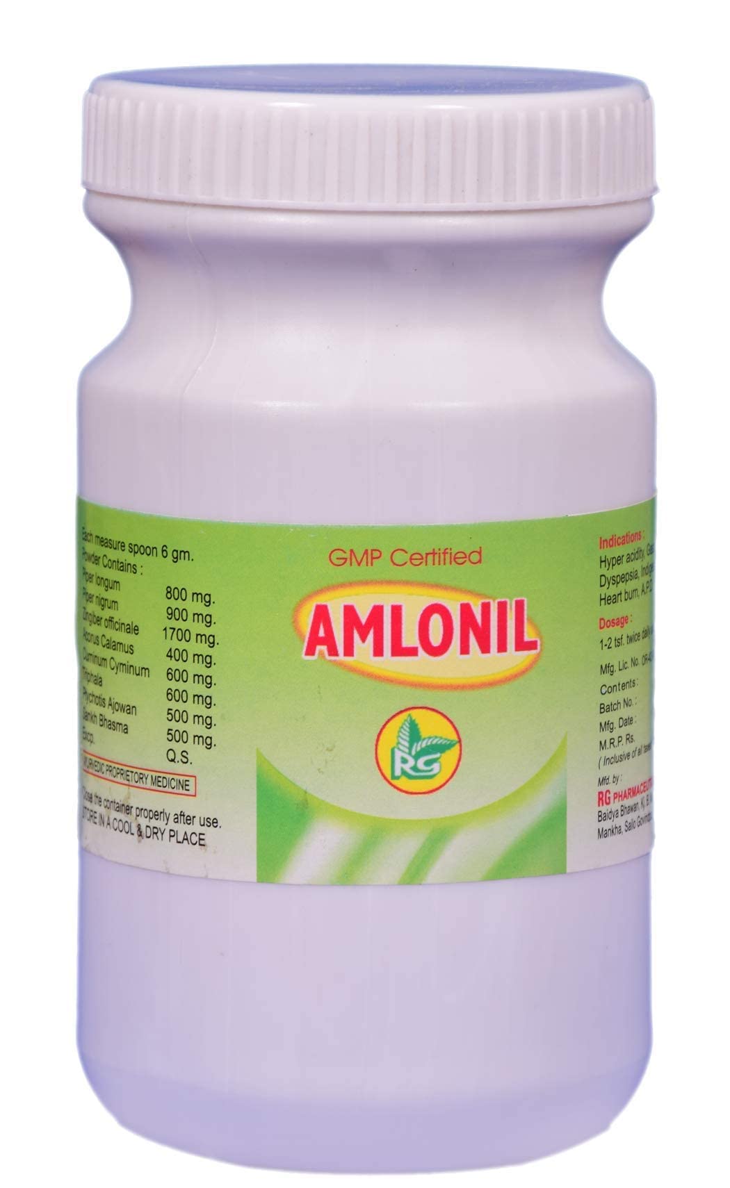 RG Amonil Powder (For Indigestion and Gastritis (200 g Each)- Pack of 2 (B09X9S2L85) Amazon Price History, Amazon Price Tracker