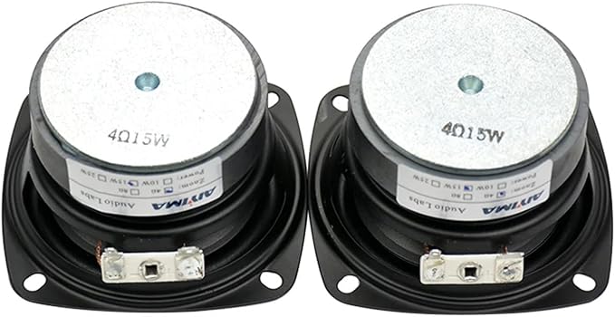 2 Parlantes Portátiles de Audio 3 Pulgadas 8 Ohm 15W Impermeables miniatura 6