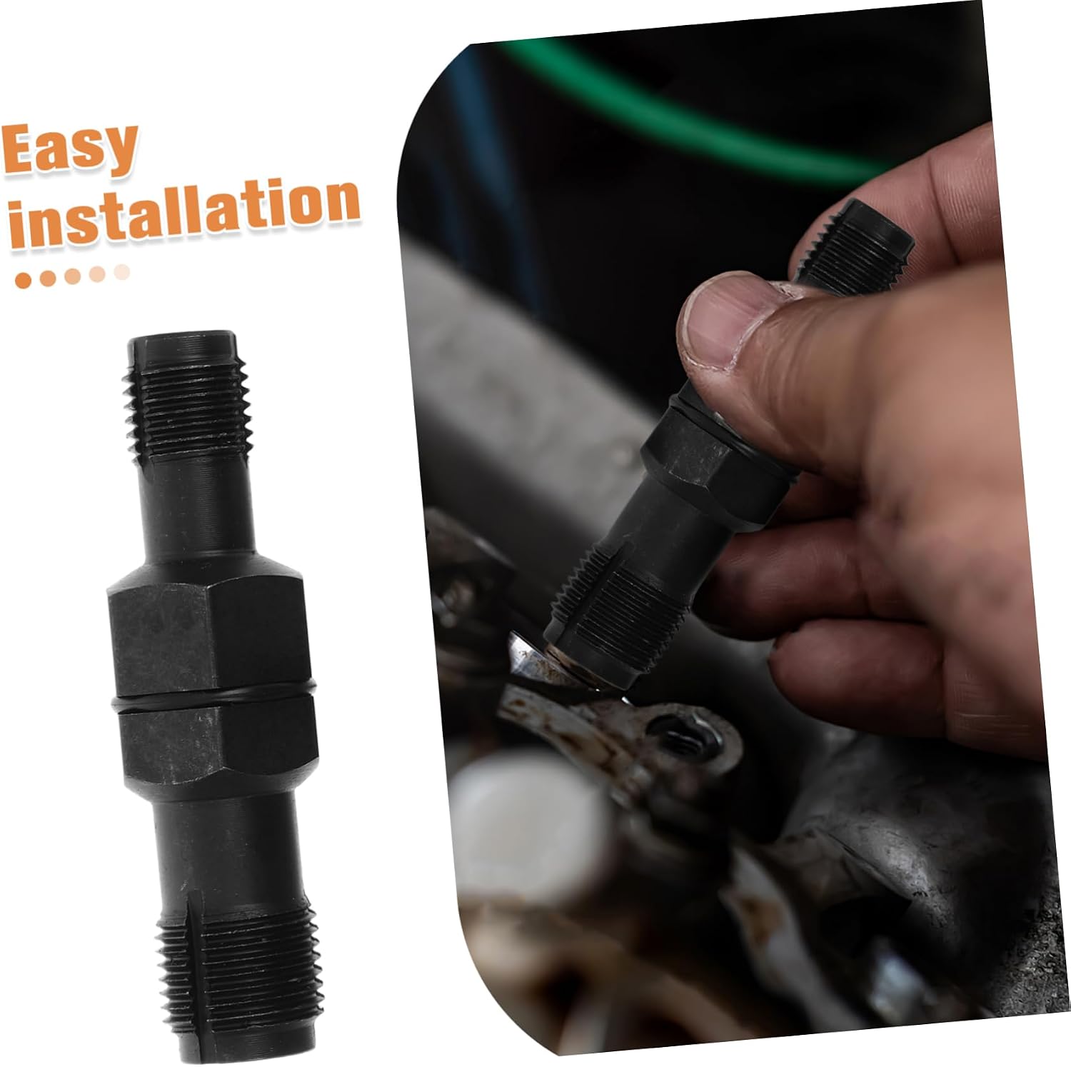 2pcs Spark Plug Wire Crimping Tool Removal Repair Kit Reconditioner Wrench for Automotive Maintenance