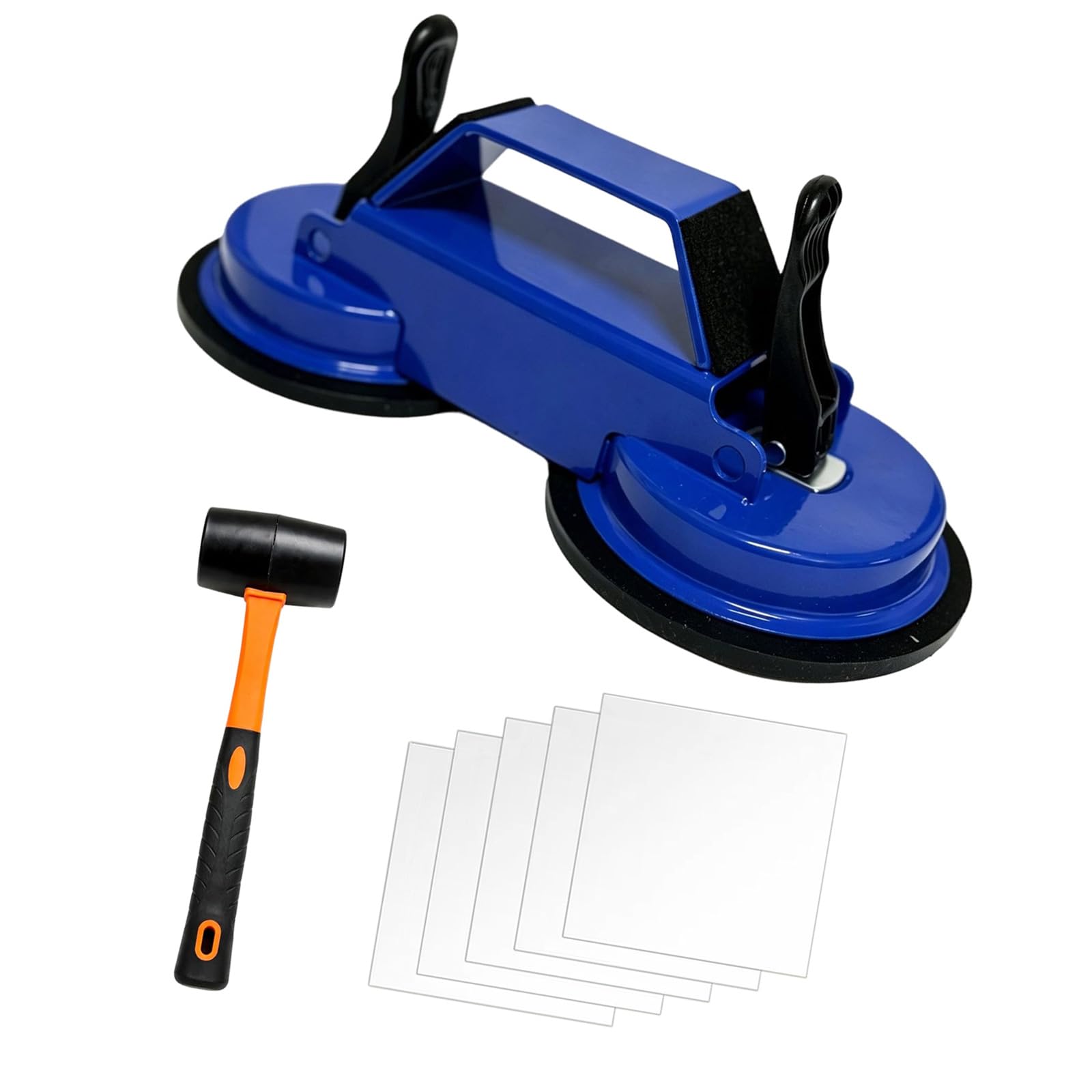 Professional Reinforced Two Head Suction Cup Tool with Enhancing Adhesion Suitable for Heavy Glass Panel and Tiles Strong Adhesive Suction Cup