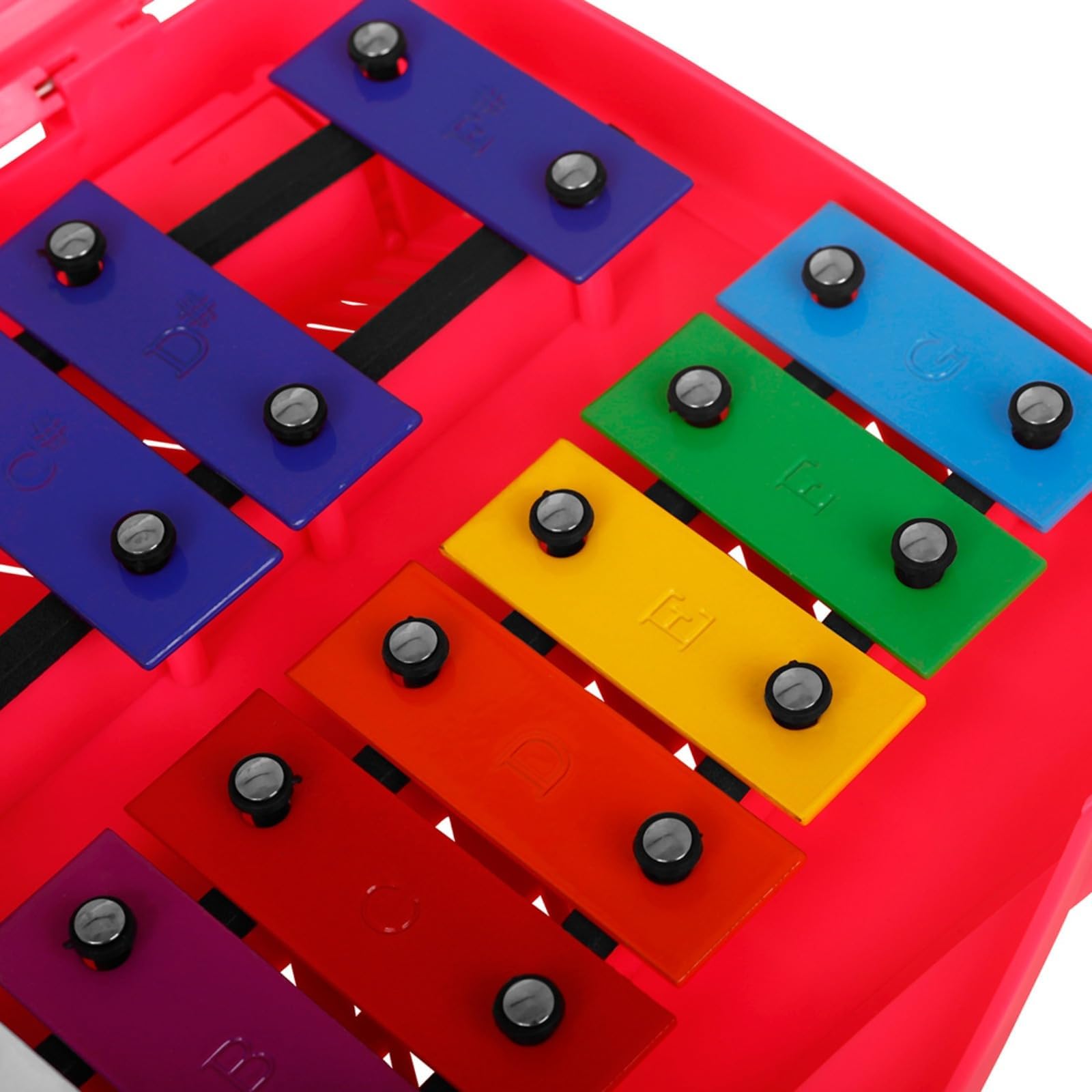 Carillon XilóFono Escolar 25 Teclas, VibráFono, Musical De Placa De Aluminio De 25 Tonos,Carrillon Cromatico On Estuche Y Mazas,Percusionado A Mano