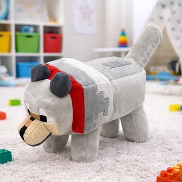 Wolf Collectible Plush Toy Large Size! Approx 14 Inches Kids Favirote!