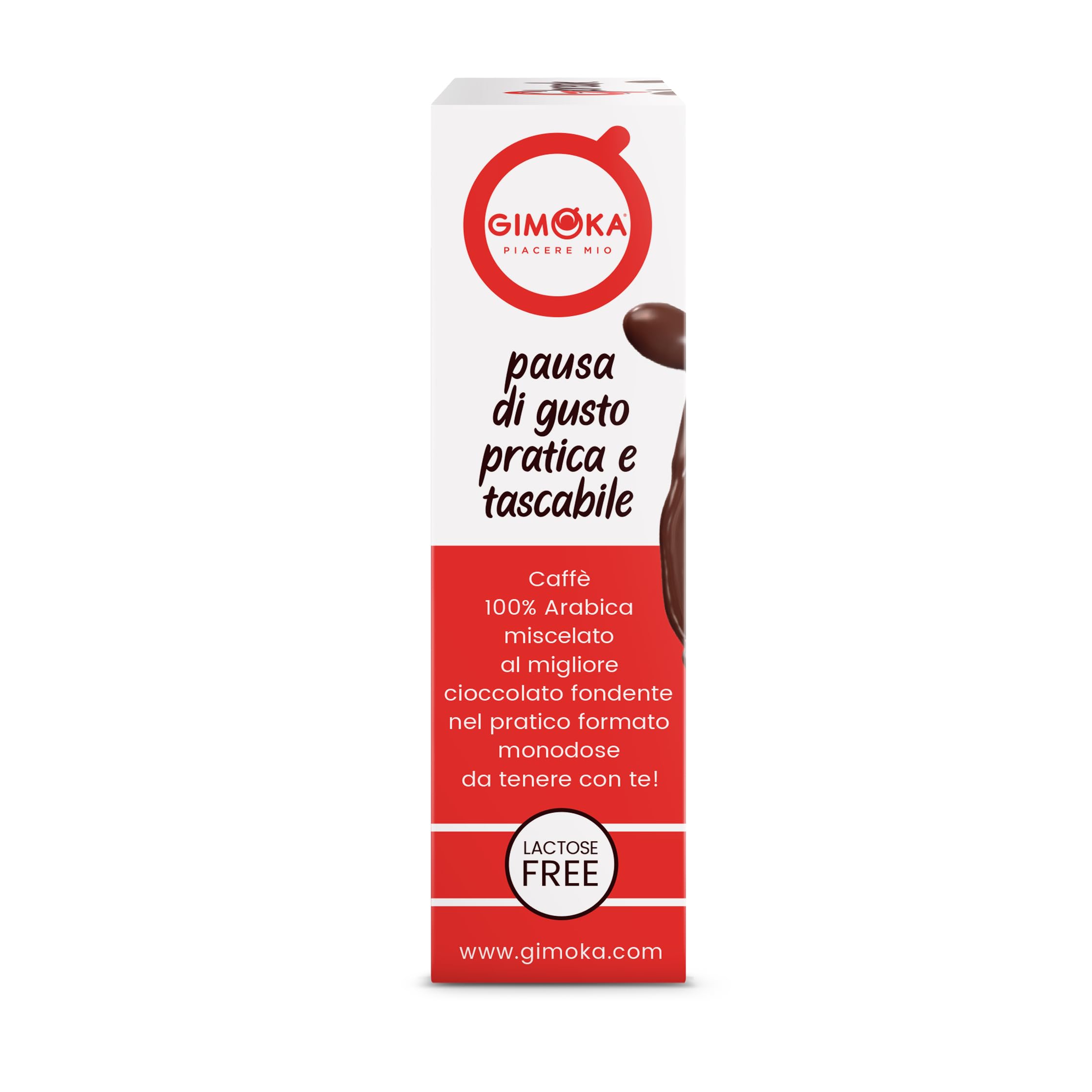Gimoka Gbreak – Schokolade und Kaffee – Nachfüllpackung für eine praktische und leckere Pause im Taschenformat - 3 Einzeldosis - SQUEEZEPACKS à 18 g