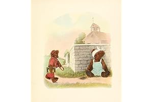 Posterazzi Mother Goose's Teddy 1907 Pudsey Bear Poster Print by Frederick L. Cavally