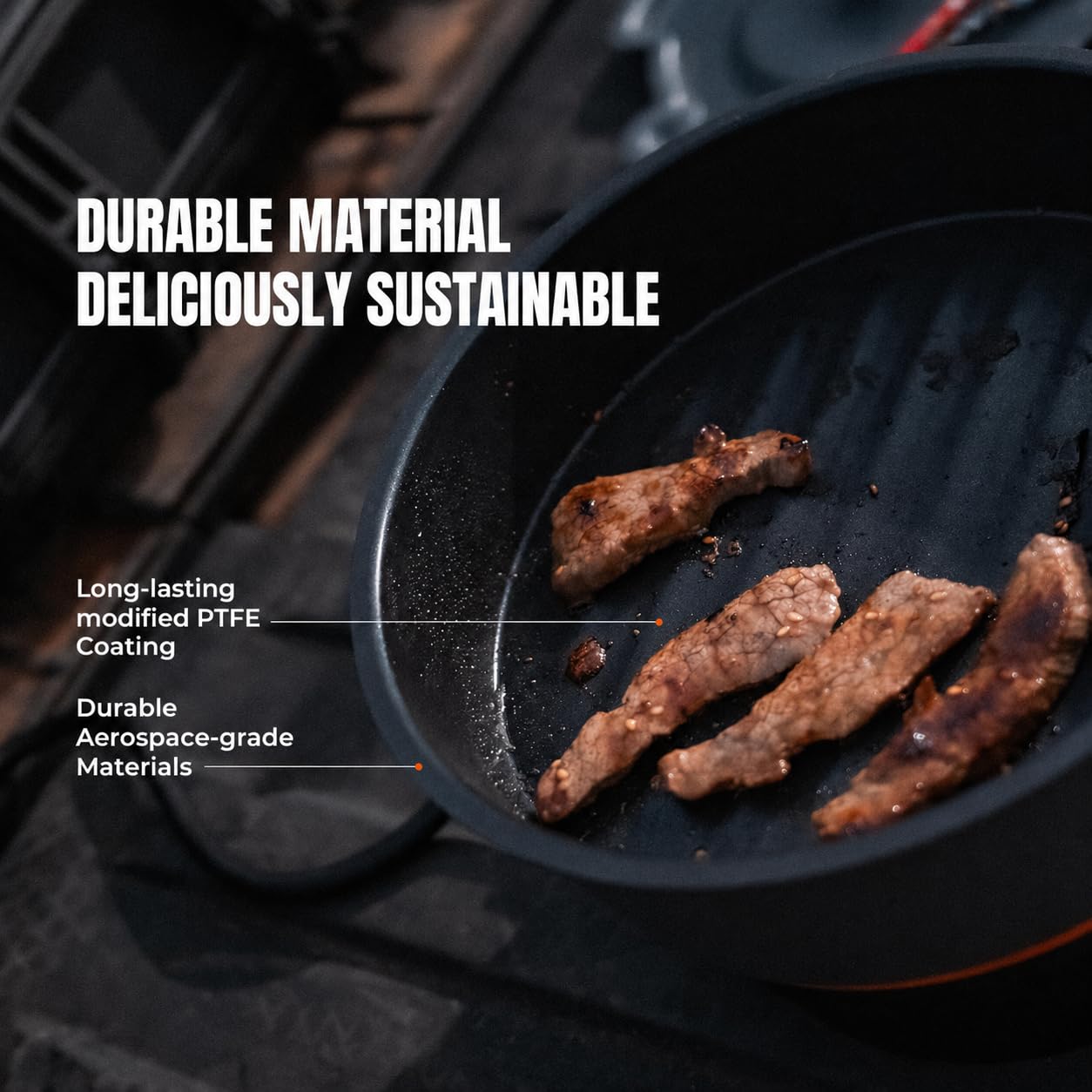 Stoke Voltaics Nomad - Sistema de cocina con bolsa, estufa eléctrica de camping de 200-1000 W con sartén y olla, juego de equipo de cocina portátil de 120 V al aire libre, utensilios de cocina