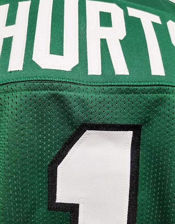 Custom Stitched Jalen Hurts Youth Kelly Green Jersey Size Youth Small