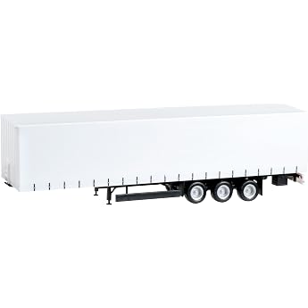 Herpa 076302-002 Krone Curtain Canvas Trailer 3 Axle Model Set