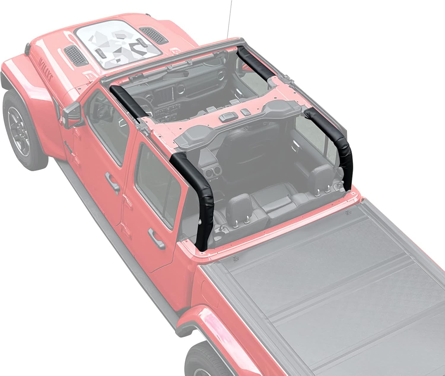 Shadeidea JT Roll Bar Padding Compatible with Jeep