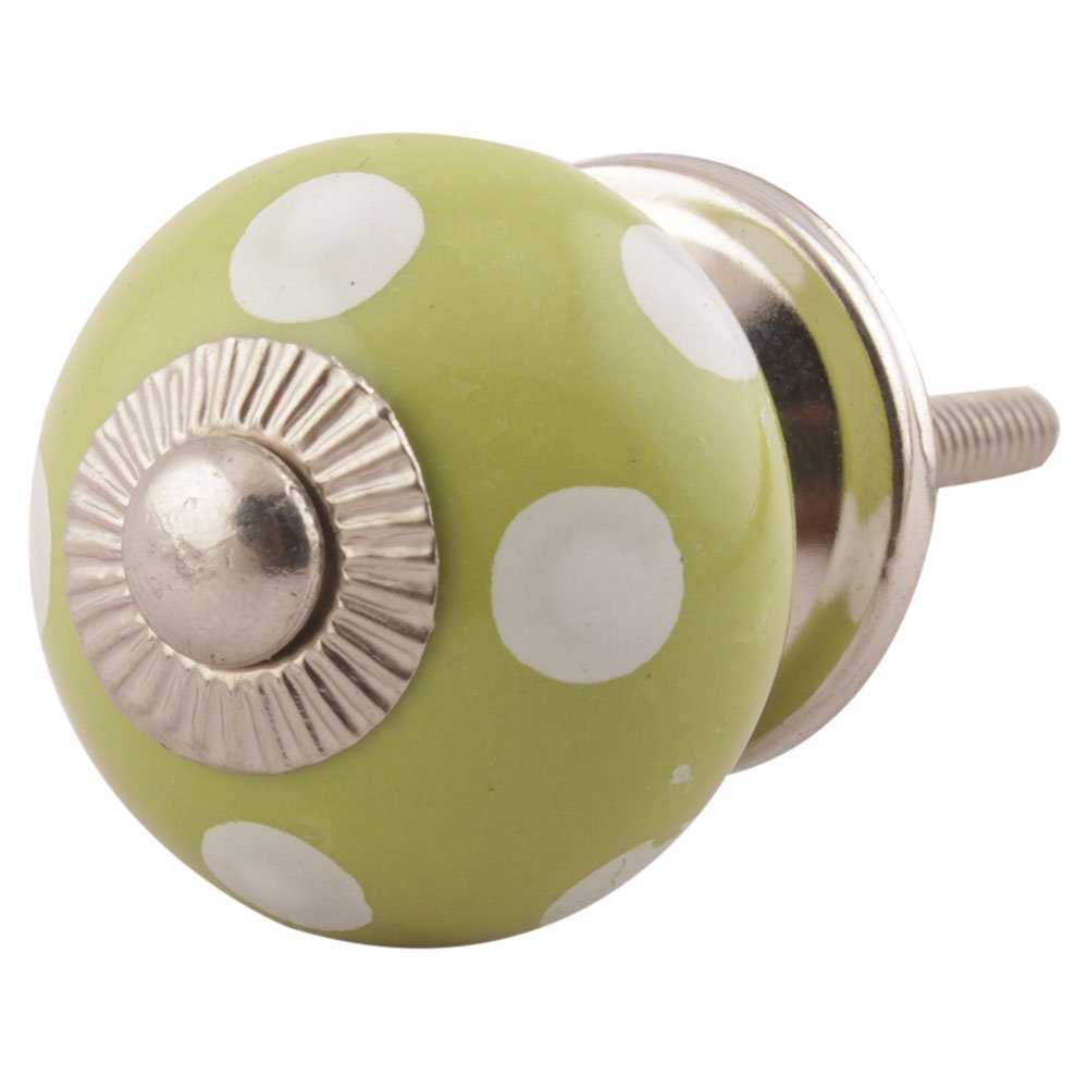 Indian-Shelf Ceramic Modern Cabinet Knobs for Drawer Dresser 8 Pieces