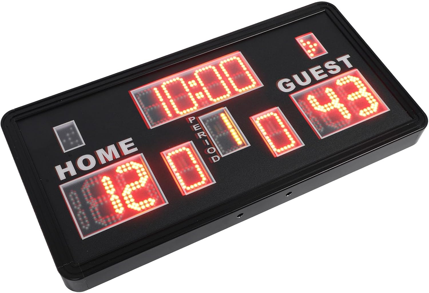 Electronic Basketball Scoreboard, Electronic Basketball Scoreboard Timer, Wide Application, Lightweight, Multiple Mounting Options 100-240V for Football (Plug