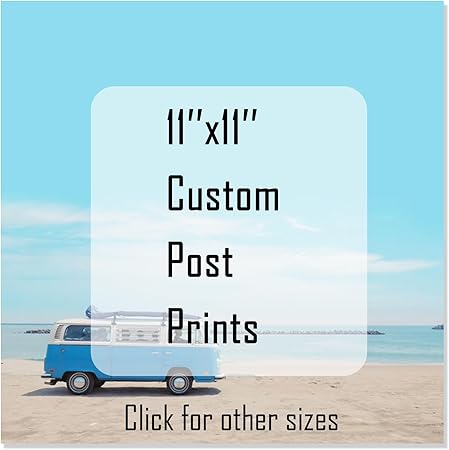 GZZFXXD Personalized Custom 11''x11'' Canvas Prints with Your Photo/your Image Large Wallart Wall Decor for Bedroom Dining room Living room Children's room(Unframed)