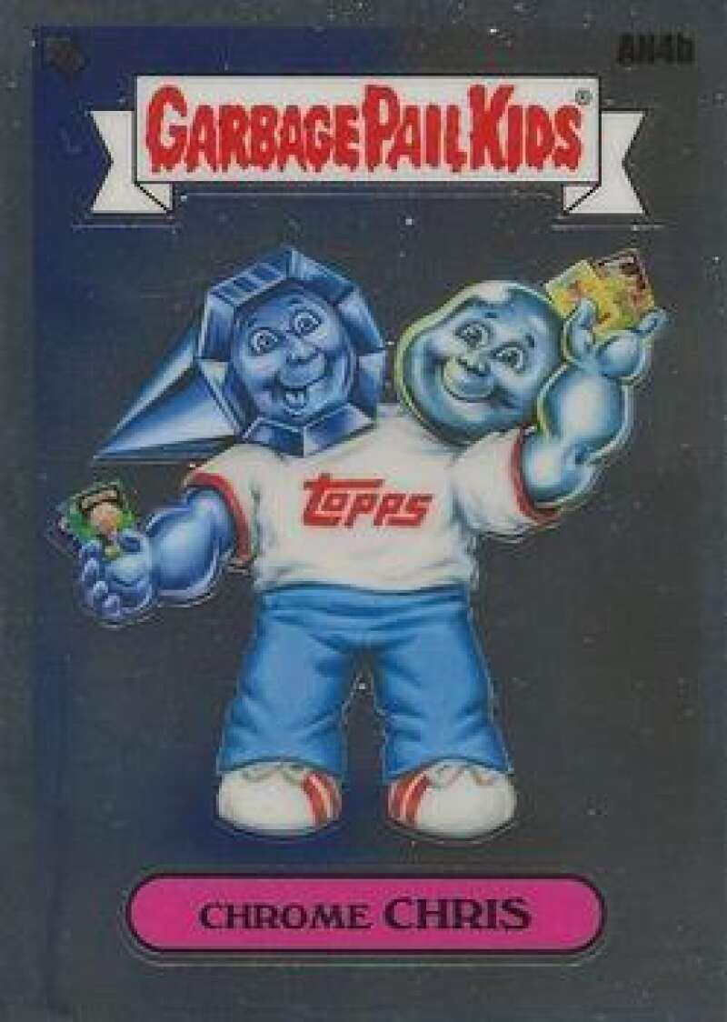 2021 Garbage Pail Kids Chrome Original Series 4#AN4B CHROME CHRIS