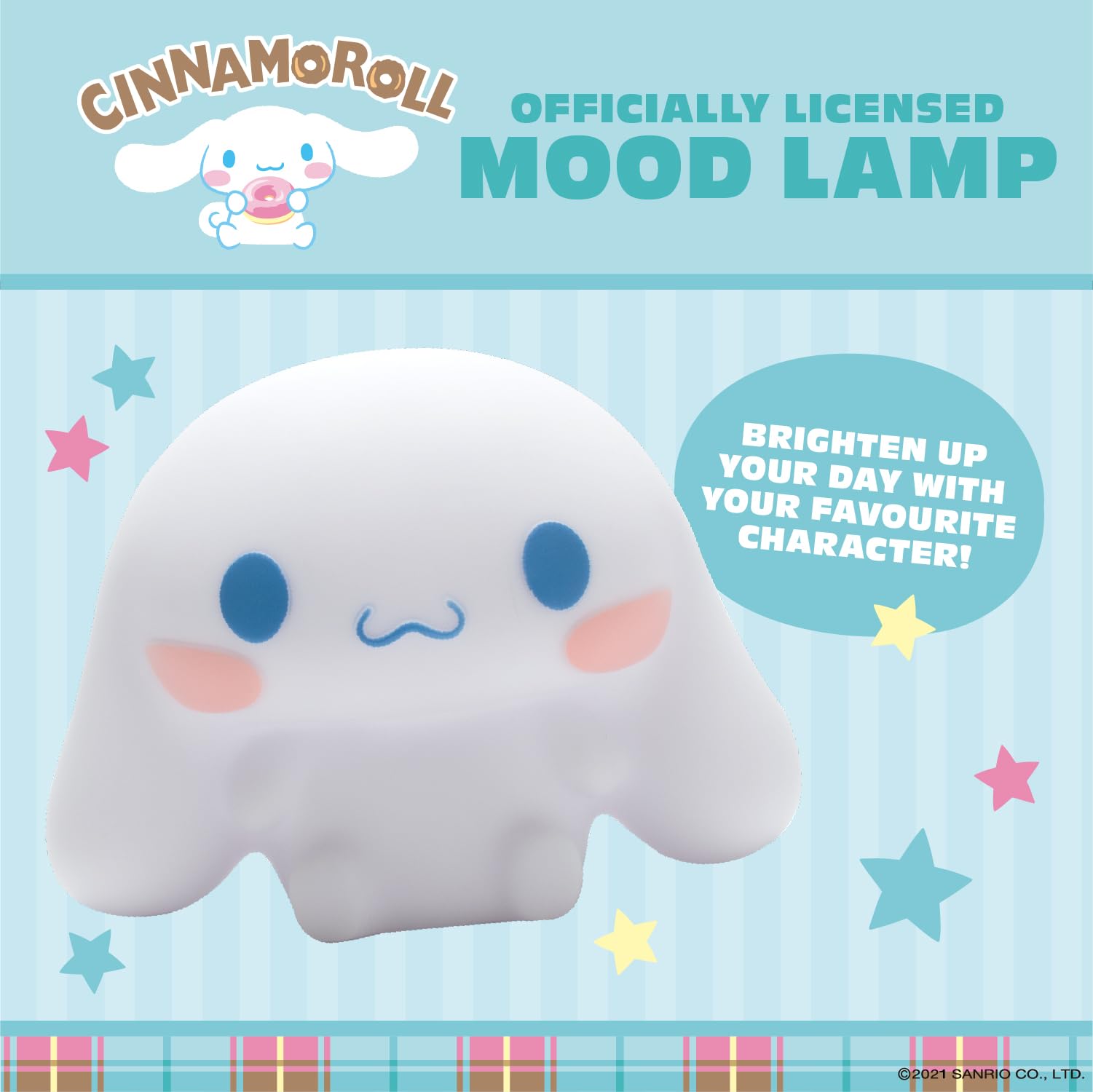 Blue Sky Studios Hello Kitty Character Light, Touch-Controlled Lamp for Girls Bedroom Cute Kawaii Desk Decor - Image 2