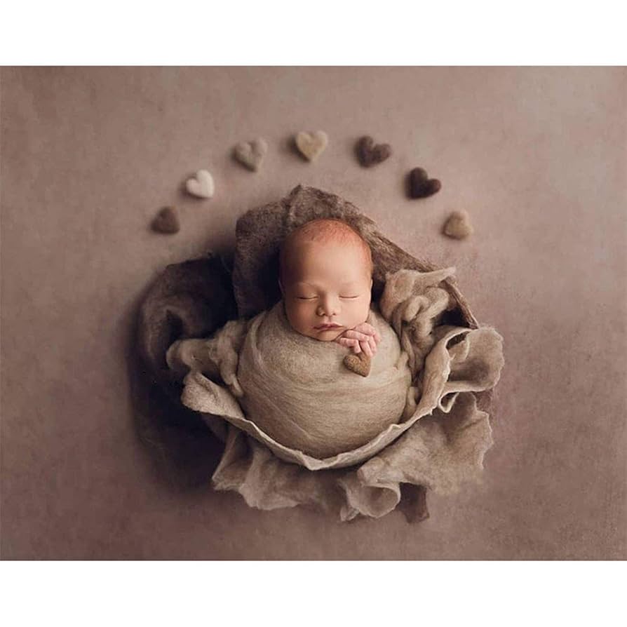 ニューボーンフォト　羊毛　プロップス Amazon.co.jp: Orraphtstu ニューボーンフォト おくるみ 羊毛