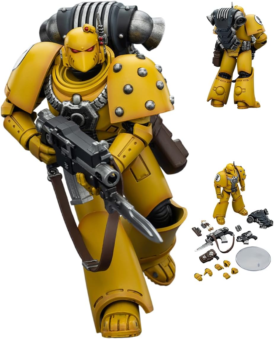 JOYTOY Warhammer The Horus Heresy 1/18 Action Figure 15+, 7PCS MKVI Tactical Legionary 4.80" Collection Model Birthday Gift