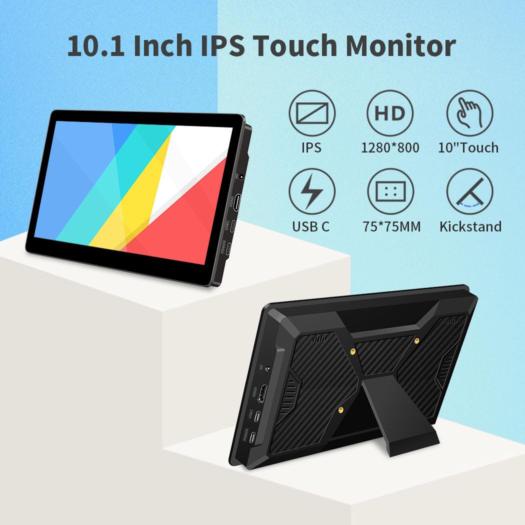 Monitor USB-C 10,1 Pollici Touch IPS Portable - Dettaglio