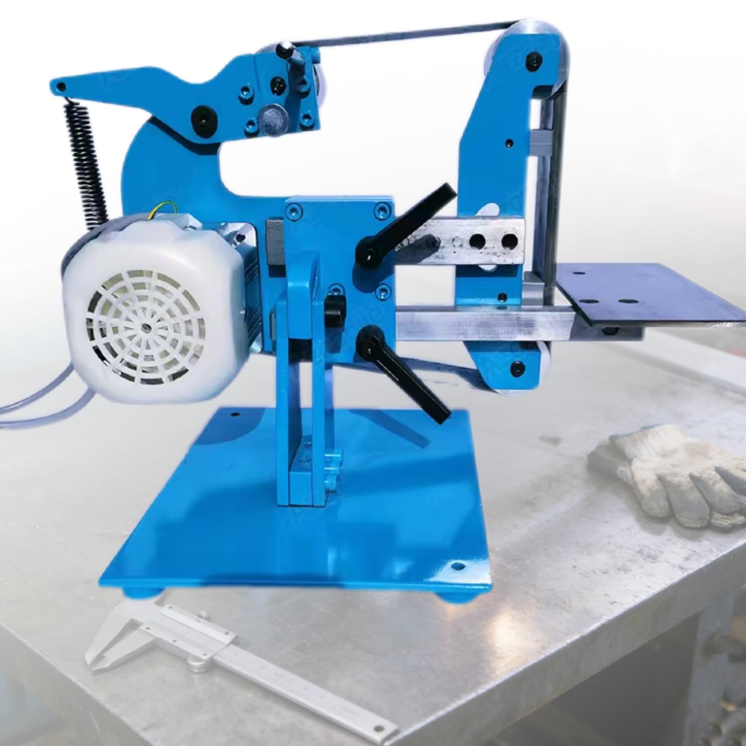 Levigatrice a Nastro Fai da Te Multifunzionale da 750 W/1100 W, Levigatrice a Nastro Elettrica, Levigatrice a Nastro Verticale E Orizzontale, Motore Brushless, Levigatura Rapida 750W
