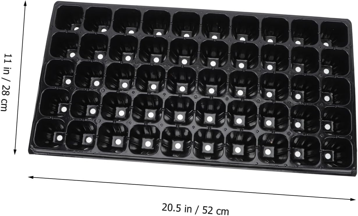 10pcs Vegetable Starter Trays Plant Nursery Trays for Germination Lightweight Gardening Planting Box Design for Indoor and Outdoor Use